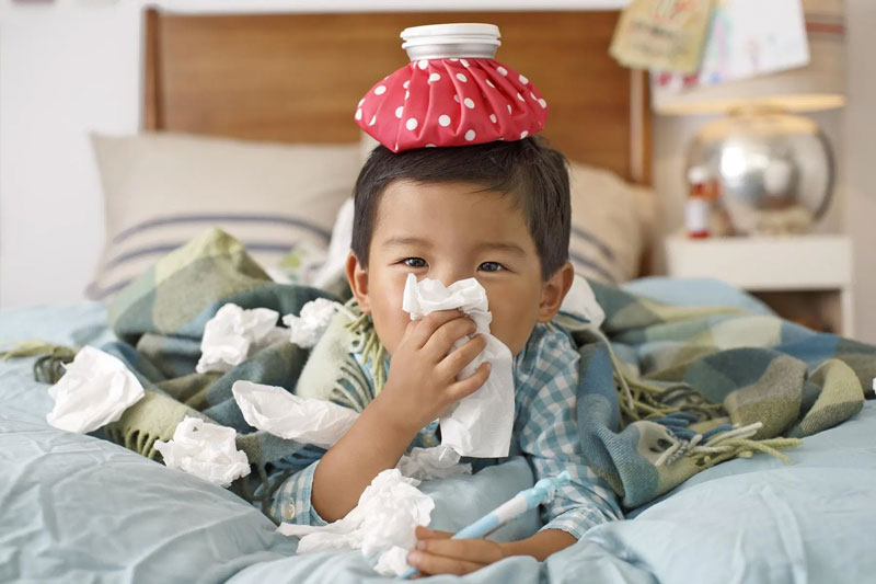 Trẻ em có hệ miễn dịch kém thường dễ mắc bệnh