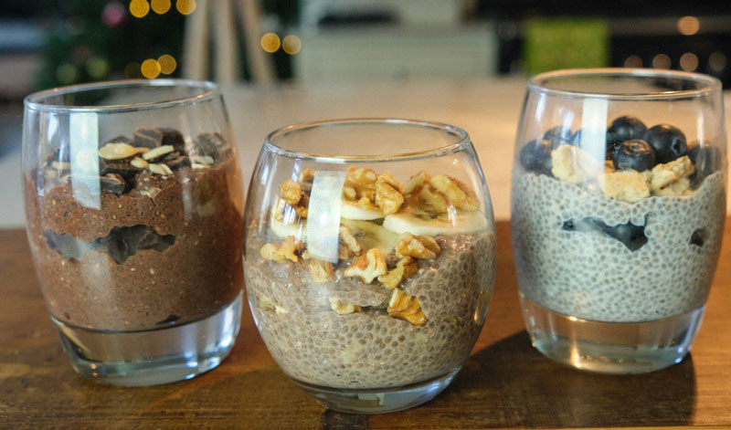 Công thức làm món hạt chia Pudding