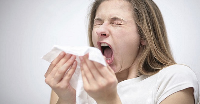 Hắt xì nhiều, khó chịu mũi là triệu chứng điển hình của bệnh cảm