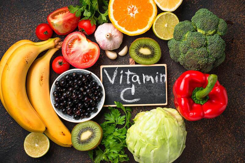 Vitamin C có rất nhiều trong trái cây tươi
