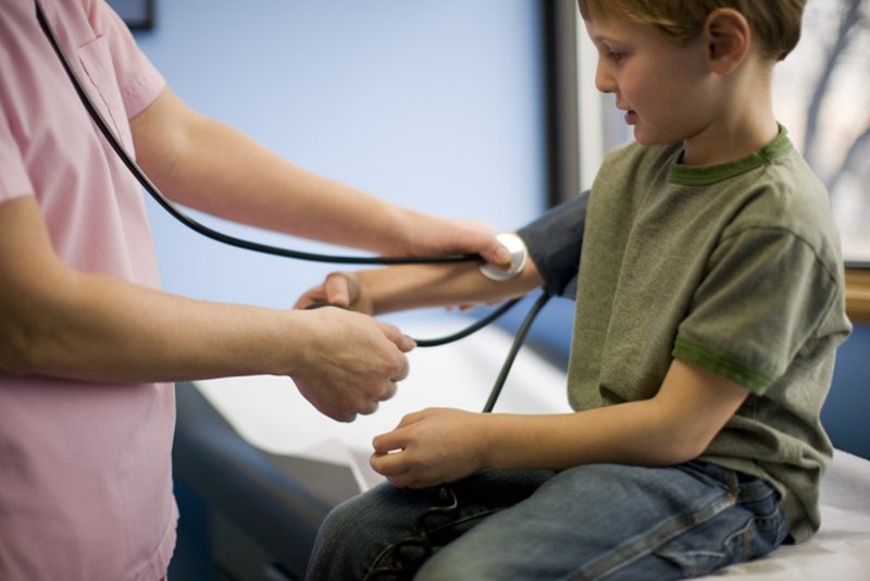 huyết áp bình thường của trẻ em