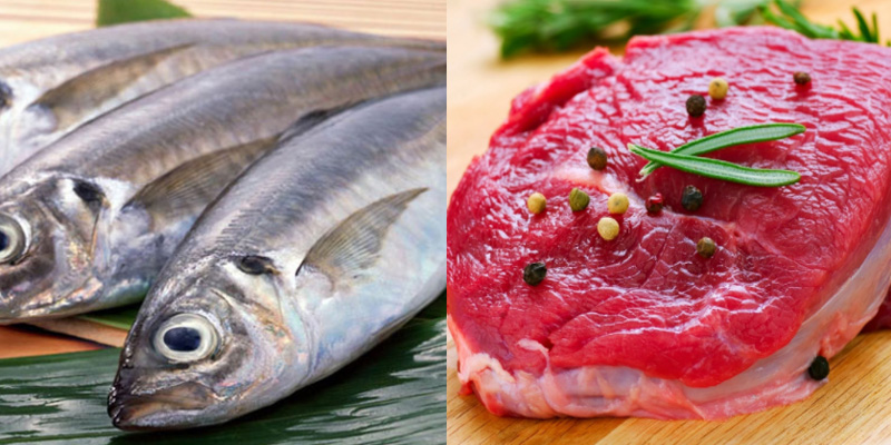 Cá và thịt đỏ là một trong những nguồn cung cấp protein lành mạnh nhất