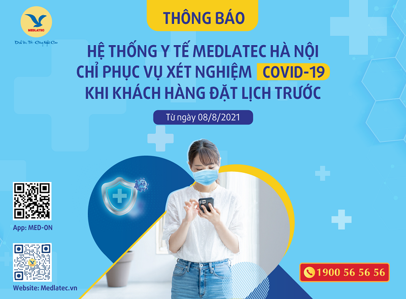 Chỉ cần đặt lịch trước, bệnh viện MEDLATEC cam kết sẽ mang đến cho bạn những dịch vụ tốt nhất