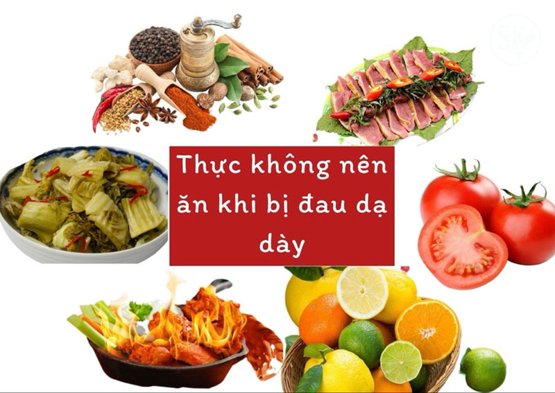 Một số thực phẩm mà người đau dạ dày nên tránh