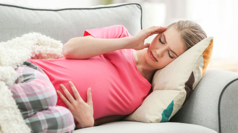 Hiện tượng đau đầu khi mang thai xảy ra khá phổ biến