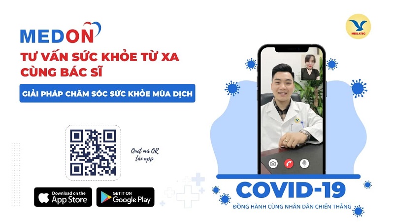 Khám chữa bệnh từ xa với app MedOn