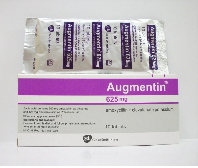 Thuốc Augmentin được dùng để điều trị nhiễm khuẩn