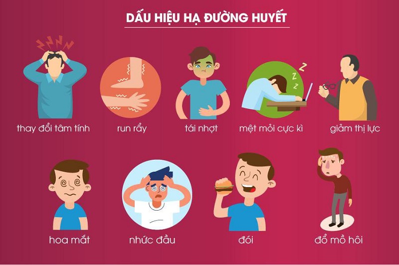 Dấu hiệu của hạ đường huyết