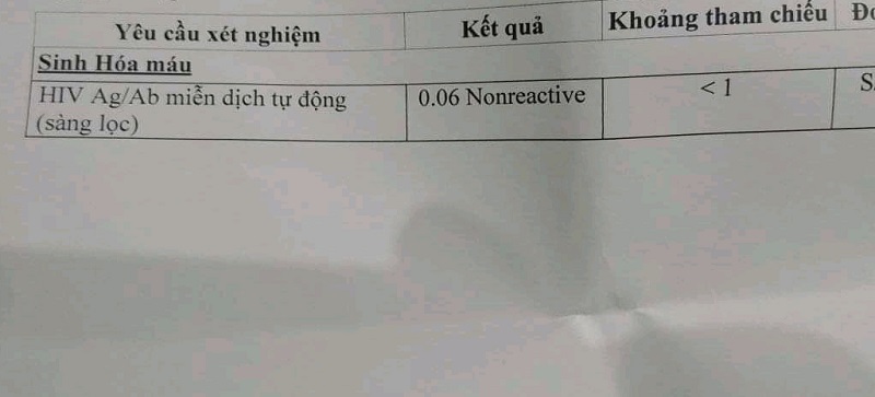 Những lưu ý khi nhận kết quả Nonreactive