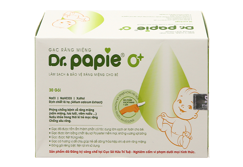 Gạc rơ lưỡi Dr. papie