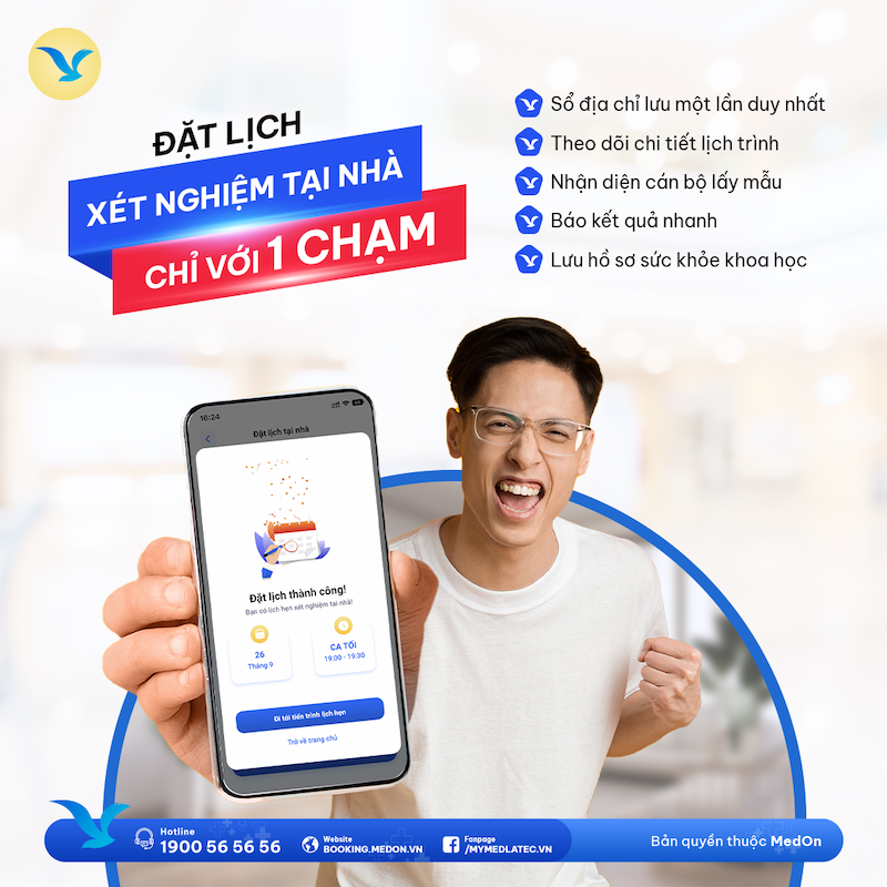 Dễ dàng đặt lịch nhanh chóng qua App chỉ với 1 chạm