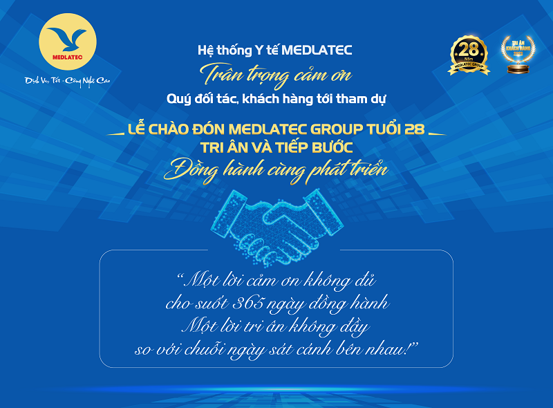 thư cảm ơn MEDLATEC