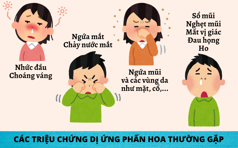 Dị ứng phấn hoa ngứa mắt là một trong các biểu hiện khi bị dị ứng phấn hoa