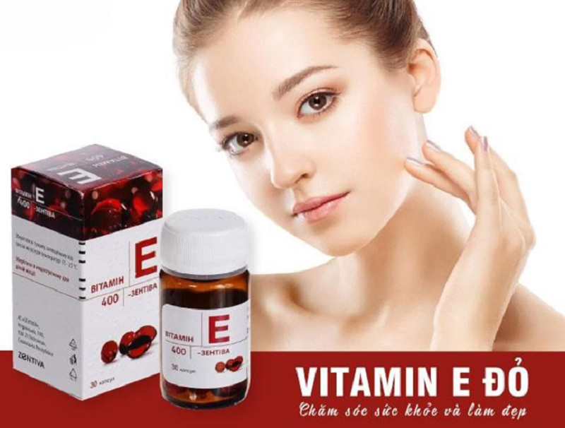 Vitamin E đỏ của Nga có nhiều công dụng với sức khỏe và làn da