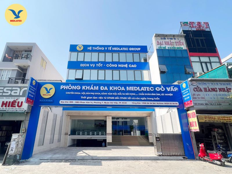 Mặt tiền Phòng khám Đa khoa MEDLATEC Gò Vấp (Tp. Hồ Chí Minh)