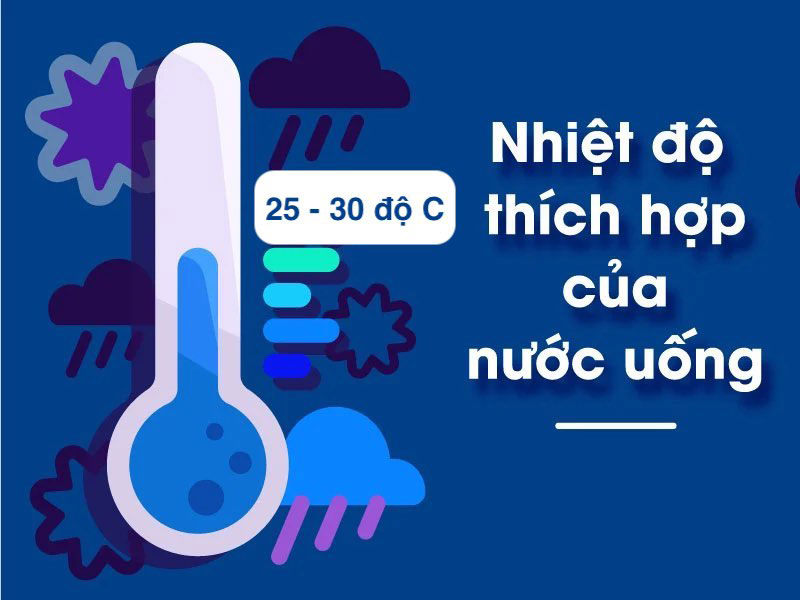 Nhiệt độ nước ấm tốt nhất từ 25 - 30 độ C