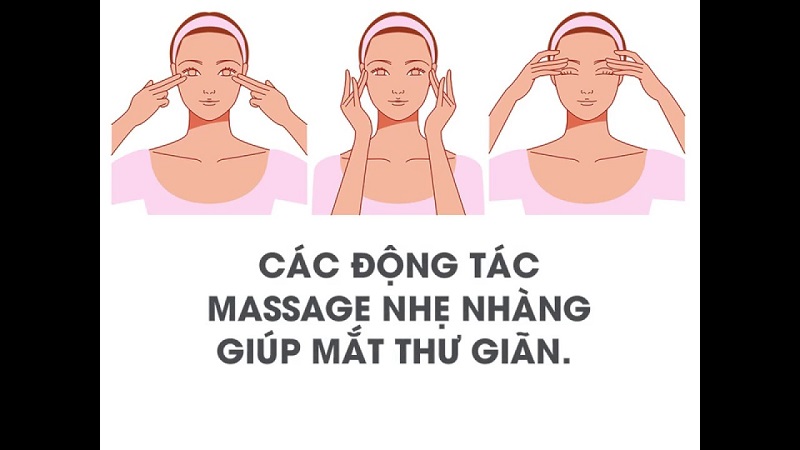 Mô tả bài tập thể dục cho mắt được thư giãn