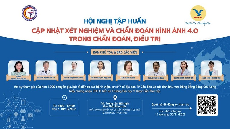 Hội nghị tập huấn cập nhật xét nghiệm và chẩn đoán hình ảnh 4.0 trong chẩn đoán, điều trị do Hệ thống Y tế MEDLATEC tổ chức tại Cần Thơ