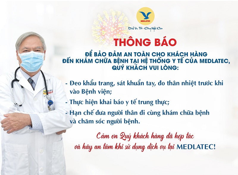 Những điều cần lưu ý khi Quý khách hàng tới thăm khám tại BVĐK MEDLATEC