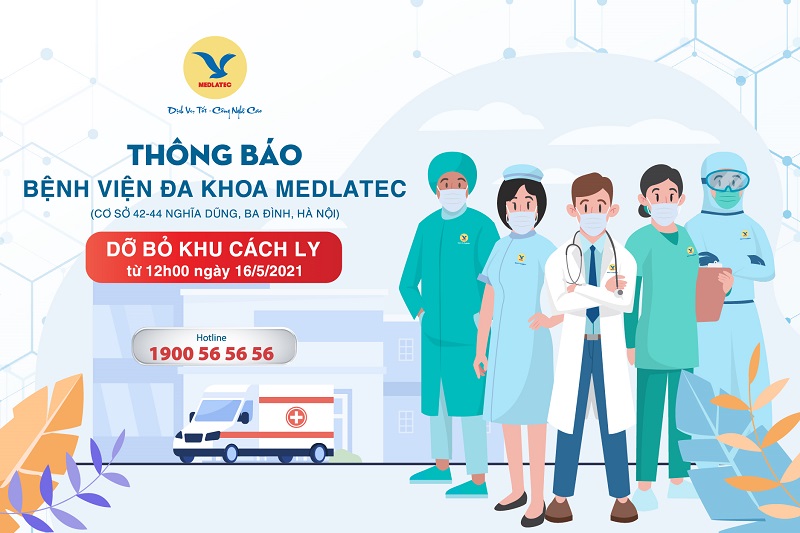 MEDLATEC được dỡ bỏ khu cách ly