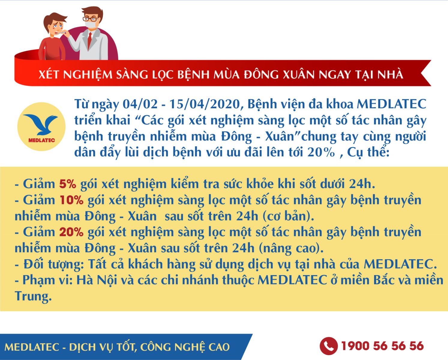 Xét nghiệm sàng lọc Bệnh mùa Đông - Xuân 