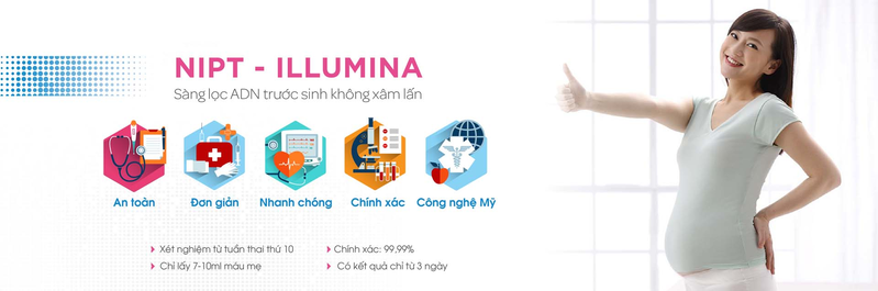 Xét nghiệm NIPT sàng lọc trước sinh sớm từ tuần thai 10