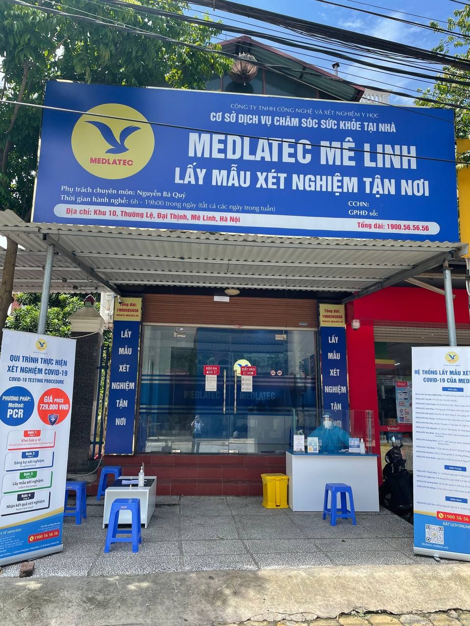 Văn Phòng lấy mẫu MEDLATEC Mê Linh