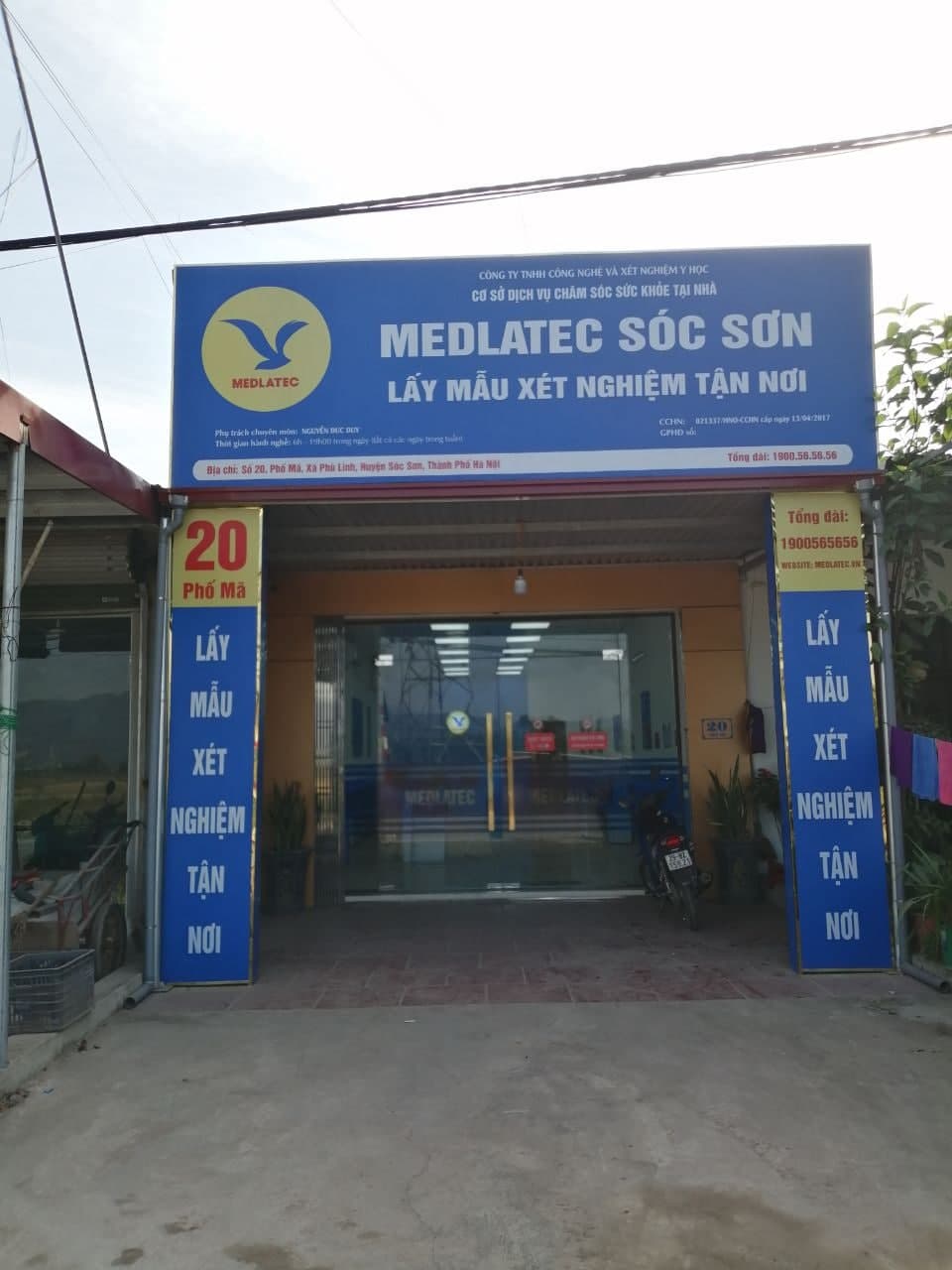 Văn Phòng lấy mẫu MEDLATEC Sóc Sơn