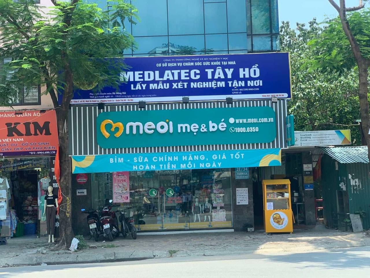 Văn Phòng lấy mẫu MEDLATEC Tây Hồ